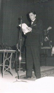Il poeta Antonio Lopez Luna.
